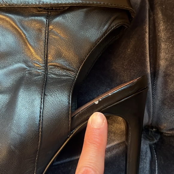 Vince Camuto Black Leather Women's Ankle Zip Up Boots Size 7 Very Comfortable! - Picture 8 of 14